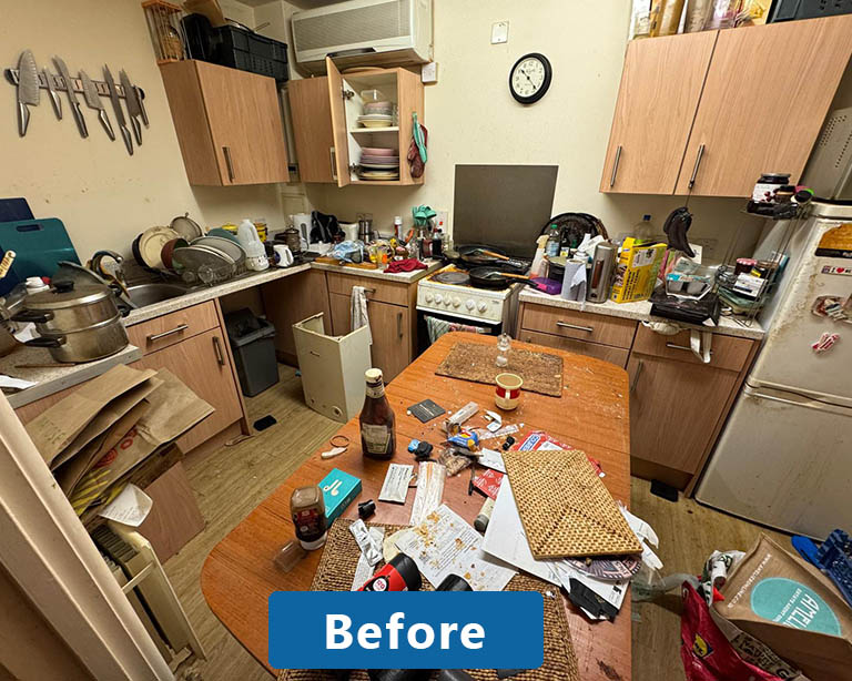 before brightline cleaning